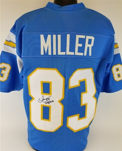Anthony Miller Autographed Signed San Diego Chargers Chargers Jersey Inscribed "5x Pro" (JSA COA) Wide Receiver 