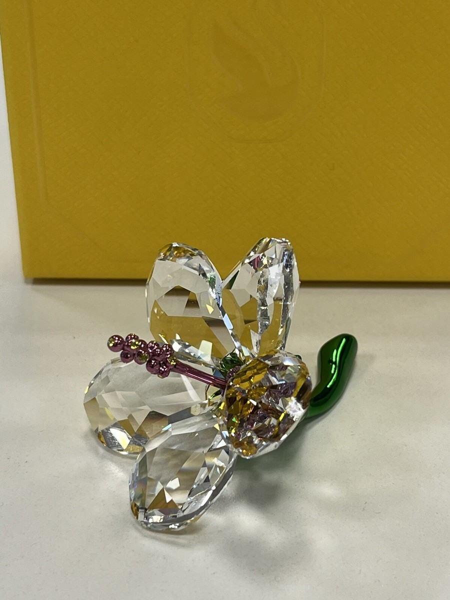 Swarovski Crystal Florere Hibiscus Flower Figurine 5690534 | eBay
