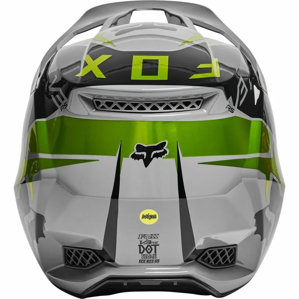 Casco de motocicleta Open Box Fox Racing para hombre V3 RS espejo amarillo flo talla - XL Foto 3 de 3