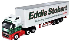 ATLAS/OXFORD 1/76 EDDIE STOBART 1996 VOLVO FH460 BOX RIMORCHIO MARINA ELIZABETH