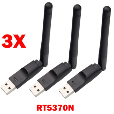 3x For Ralink Chip RT5370N For Dongle USB WiFi Adapter Wireless Network Card HOT