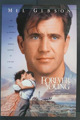 Forever Young (1992) Mel Gibson ORIGINAL VINTAGE THEATER MOVIE POSTER 40x27