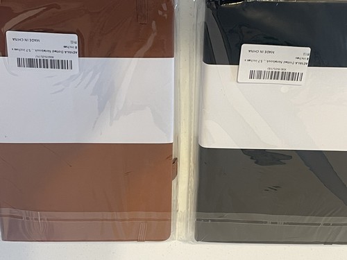 2 Dotted Notebook Journal A5~Premium Thick Paper ~Leather Hardcover ~100 Sheets - Picture 4 of 8