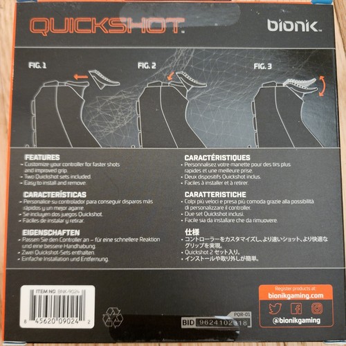 Bionik Quickshot BNK9024 Trigger Stop Lock System for PlayStation DualShock 4 - Picture 20 of 20