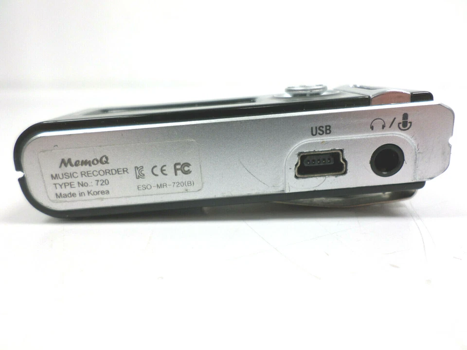 MR-720 Mini 2GB Digital Voice Recorder MP3 Player Call Recorder 36hr USB *PARTS* - Image 2 of 4