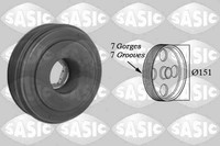 Riemenscheibe Kurbelwelle Sasic 2154021 FüR Renault Opel X62 Movano Bus Cdti FWD