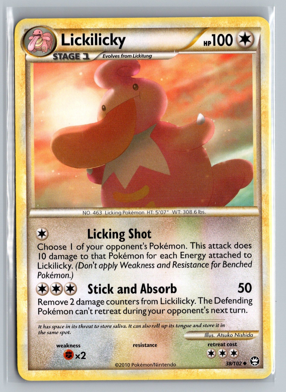 Lickilicky Uncommon Triumphant 38/102 NM