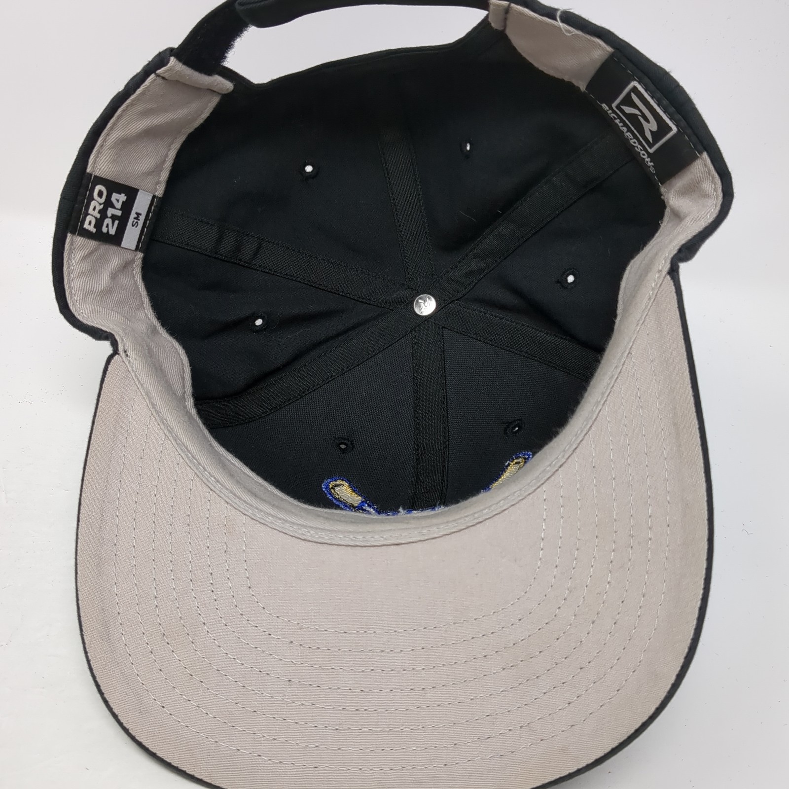 Richardson Strapback Baseball Cap Black Small Adj… - image 7