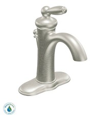 Moen 6600 Single Handle 1 Hole Bathroom Faucet