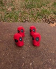 Deadpool Style Tire Valve Stem Caps – Set of 4 – Car Truck SUV