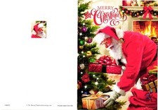 Christmas Greeting Card - Santa Claus Theme.