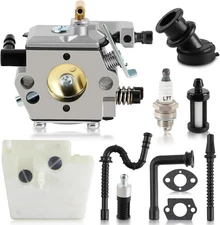 Carburetor with Air Filter Tune Up Kit for Stihl 024 026 MS240 MS260 Walbro