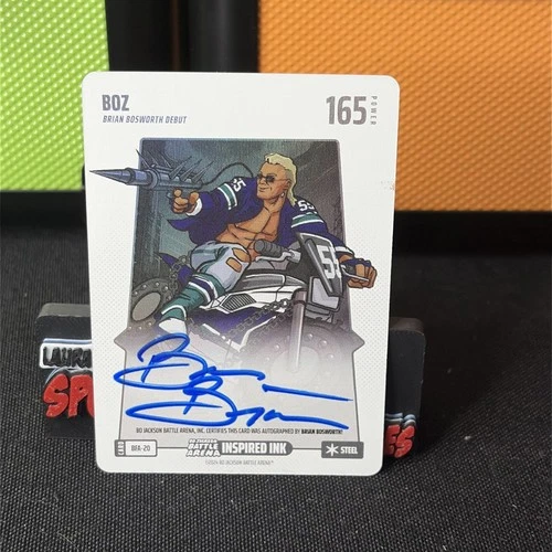 Brian Bosworth BOZ Auto Steel 2024 Bo Jackson Battle Arena Inspired Ink