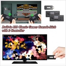 Wireless Retro Game Console 4K HDMI HDTV Stick 818 Built-in Games w/2 Controller