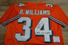 RICKY WILLIAMS "Smoke Weed Everyday" Autograph Jersey Miami Dolphins BAS COA
