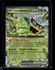 Pokemon TCG Teal Mask Ogerpon ex #12 Pokemon Prismatic Evolutions