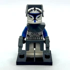 Star Wars Clone Trooper Captain Rex 501st legion Phase 1 custom Lego minifigure
