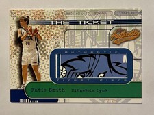 Katie Smith 2002 Fleer The Ticket WNBA Lynx Tix # 468/475 Authentix