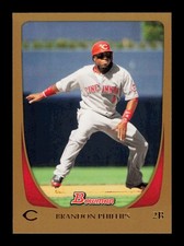 2011 Bowman #19 Brandon Phillips Gold Cincinnati Reds