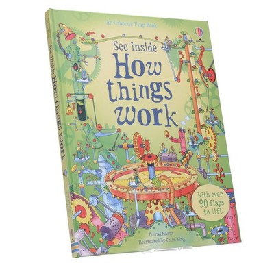 An Usborne Flap Book Series See Inside How Things Work by Conrad Mason
