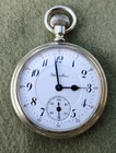Running 1907 Hamilton 992 antique railroad watch 16s 21j salesman display case