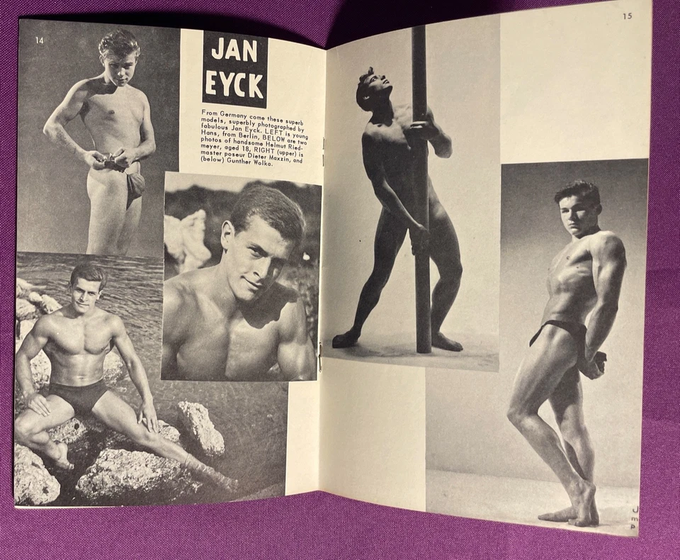 GAY: vtg 1962 UK digest mag Physique of the Week: PHYSIQUE ARTISTRY #27 int'l - Image 4 of 4