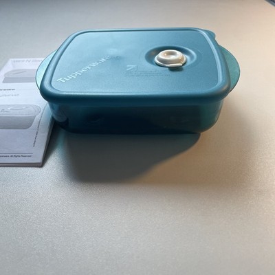 Tupperware Micro Cook Vent N Serv 600ml türkis neu
