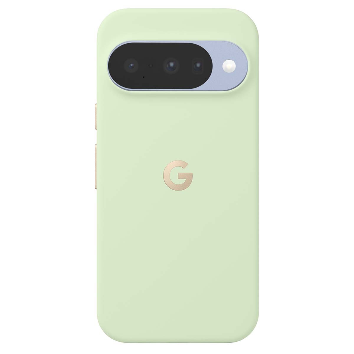 Coque Pixel 10 Pro en silicone souple vert éco-conçu