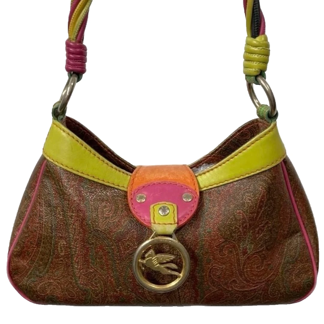 ETRO Margot Paisley Embossed Hobo Bag Etro (Authentic) Paisley
