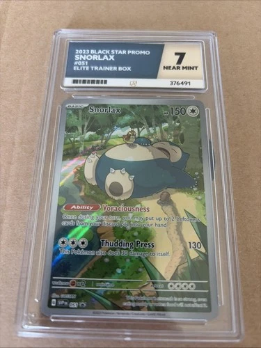Pokemon TCG Snorlax 051 Scarlet & Violet 151 ETB Promo Ace 7