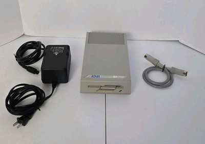 Atari SF354 External 3.5'' Floppy Drive w/ Power Supply & Cable TESTED WORKS VGC