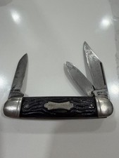 Vintage Colonial Equal End Three Blade Jackknife Providence RI Made In USA