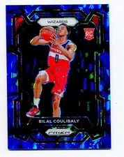 Bilal Coulibaly 2023-24 Panini Prizm Blue Ice Rookie Card /125 RC #153
