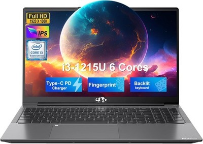 NIMO 15.6 FHD-IPS Laptop 16GB RAM 1TB SSD 12th Gen Intel Core i3-1215U