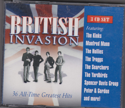 British Invasion 36 All-Time Greatest Hits  CD  36 Tracks on 3 CDs