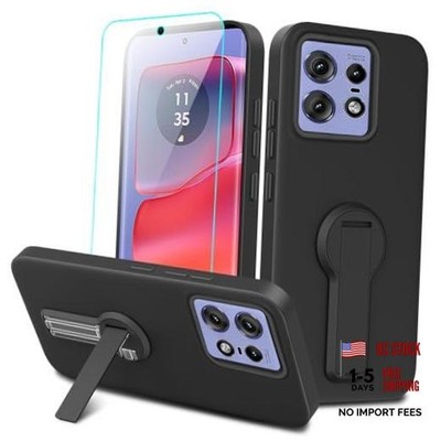 Compatible for Motorola Moto Edge 50 Pro Phone Case with Screen Protector,