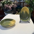 VTG Shawnee Pottery Corn King USA Serving Dish Set Of 2 #94