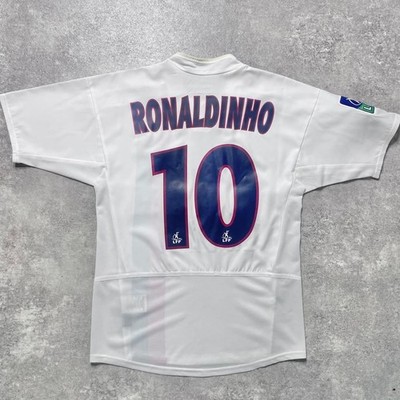 Nike PSG RONALDINHO 10 シャツ 2003/2004 - PSG Home Shirt [#10 Ronaldinho] - 2XL – Vista football