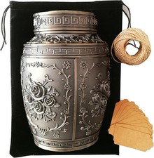 Keepsake Rose Urns for Human Ashes Medium Cremation Burial Urn Bronze