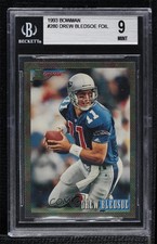 1993 Bowman Drew Bledsoe #280 BGS 9 MINT 01uy