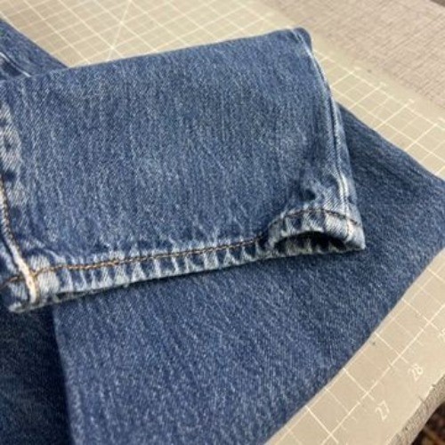 Levi's 501XX Button Fly Indigo Denim Jeans Naturally WORN 33x34 - Picture 9 of 12