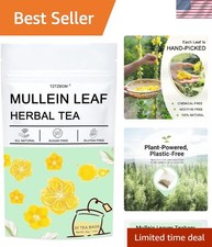 20 Bags of Organic Mullein Leaf Tea - Detox  Support Lung Health Naturally