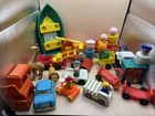 Vintage Fisher-Price/Playskool Vehicles And People Lot