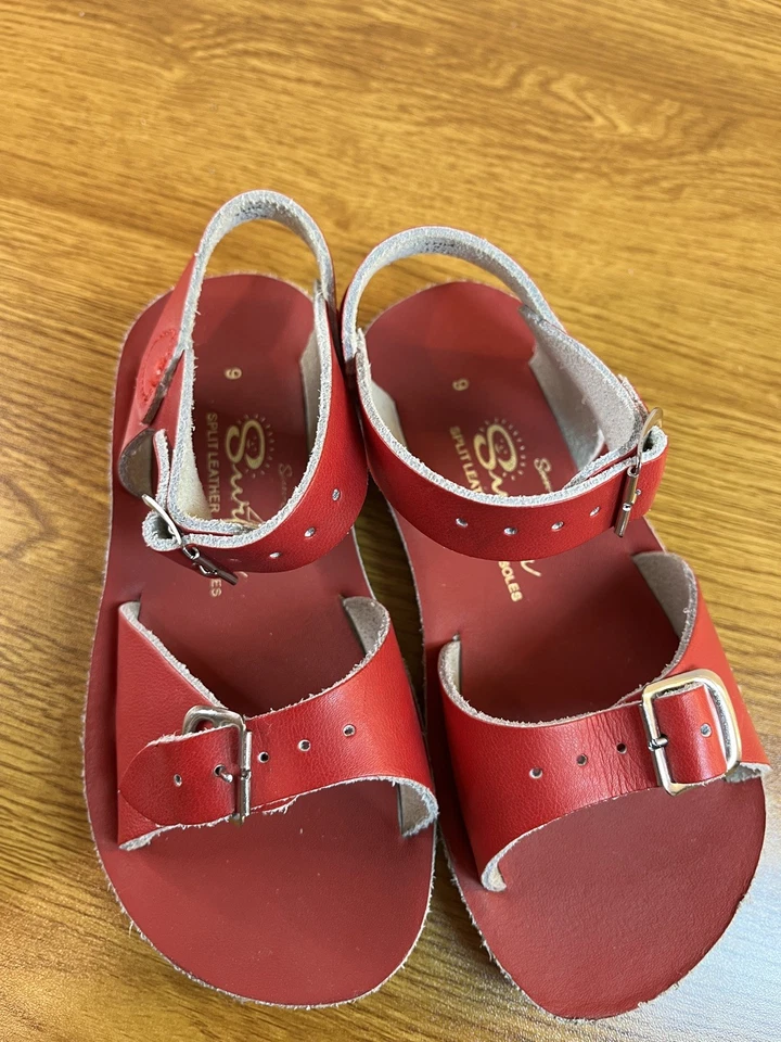 Sandalias de agua salada Sun-San Surfer rojas talla 9 Foto 2 de 4