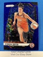 2024 #35 Veronica Burton Panini Prizm WNBA Blue Velocity Prizm Sun