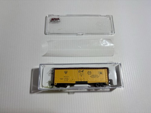 Atlas 33263 Spur N 40’ Boxcar American Refrigerator Transit #3002 gelb | Zustand: New