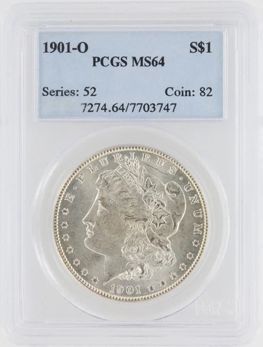 1901-O Morgan Silver Dollar PCGS MS64 New Orleans Minted No Reserve