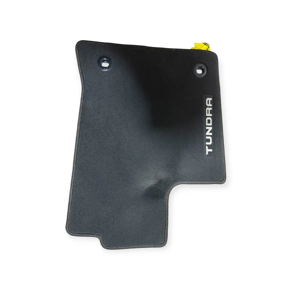 Alfombrillas delanteras negras Crewmax nuevas OEM 2022-2025+ Toyota Tundra Foto 3 de 4