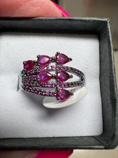 Bomb Party ruby July birthday birthstone ring...