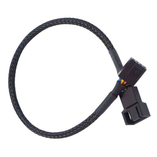 PC 4-Pin For PWM Fan Splitter Cable 26cm for 1 to 1/2/3/4 Fan Power ...